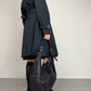 Trench Allegri blu con cintura