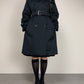 Trench Allegri blu con cintura