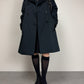 Trench Allegri blu con cintura