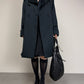 Trench Allegri blu con cintura