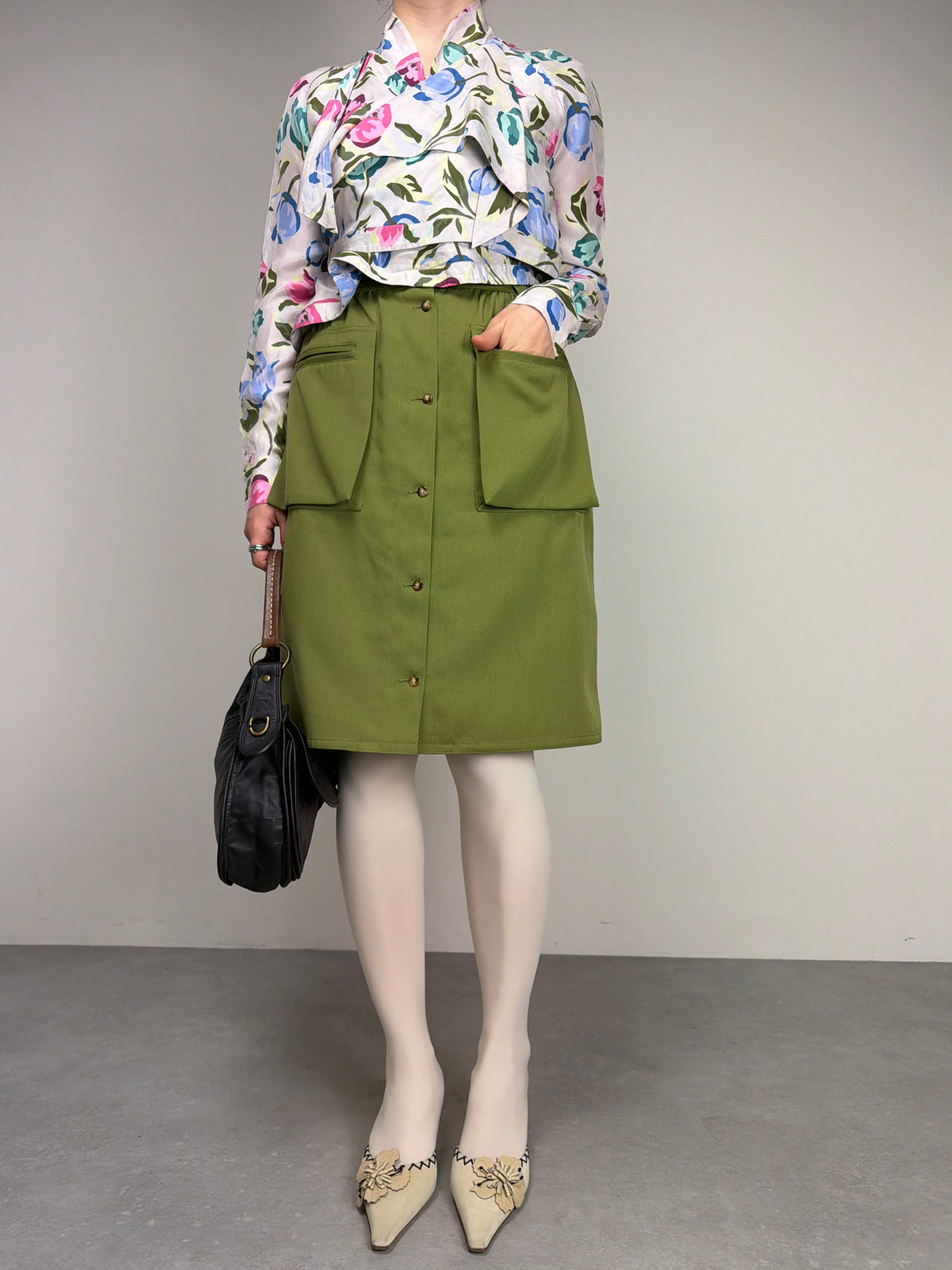 VIVIENNE WESTWOOD blusa floreale in seta