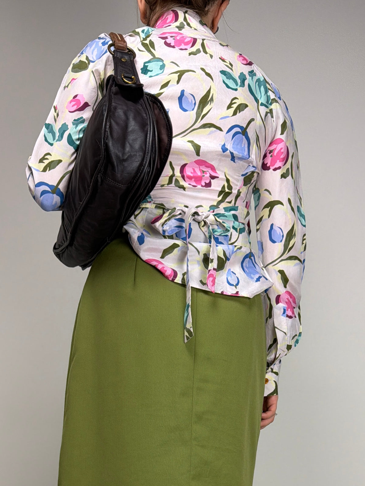 VIVIENNE WESTWOOD blusa floreale in seta
