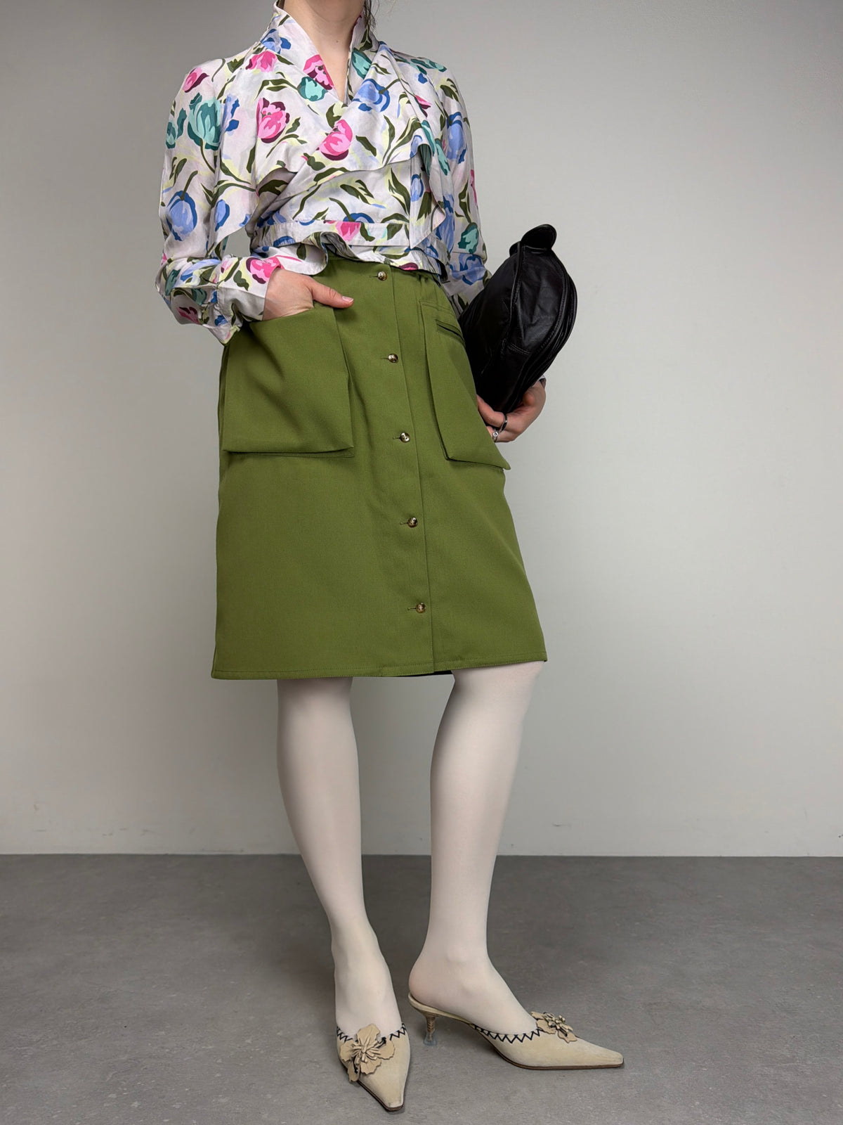 VIVIENNE WESTWOOD blusa floreale in seta