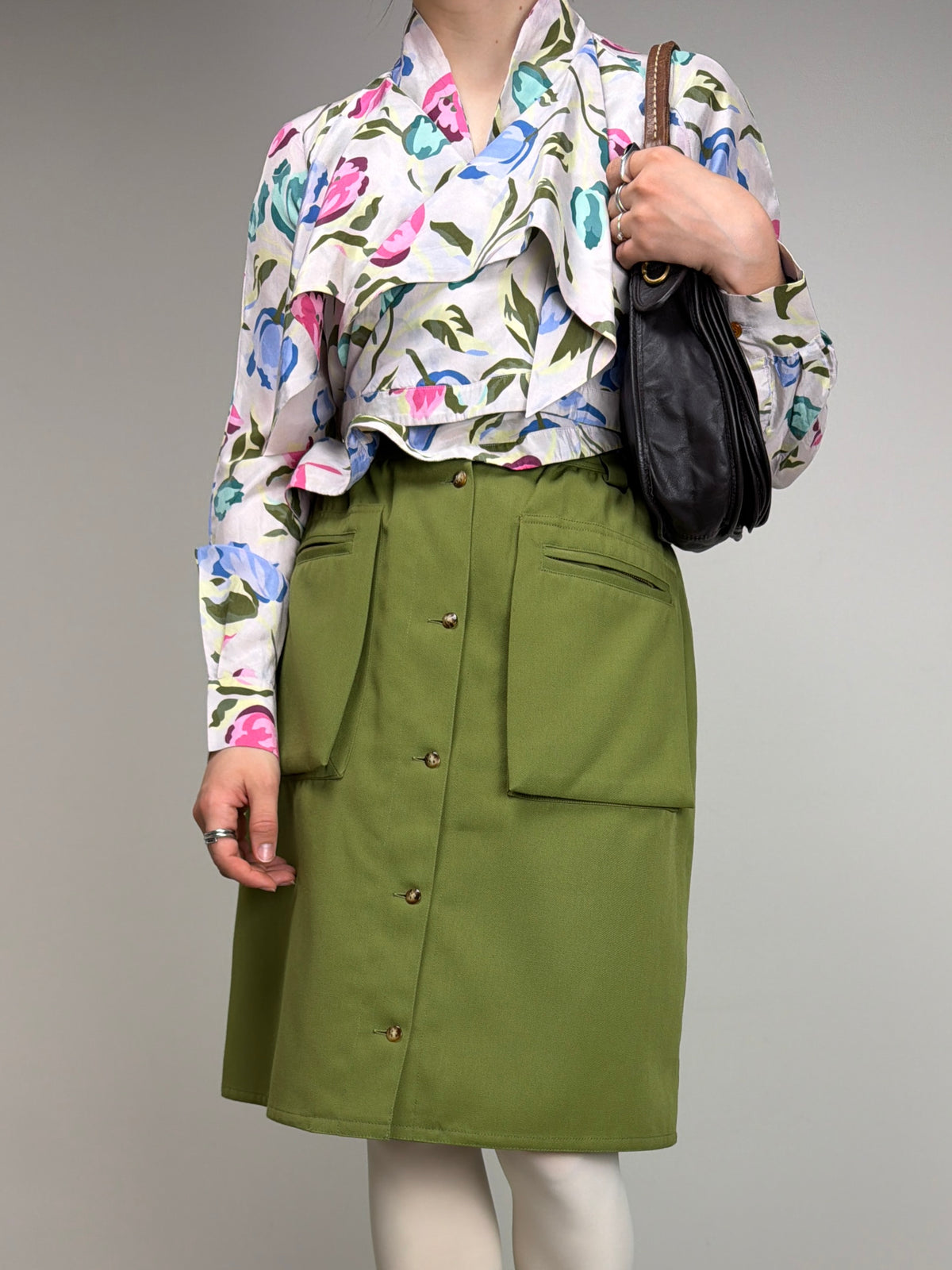 VIVIENNE WESTWOOD blusa floreale in seta