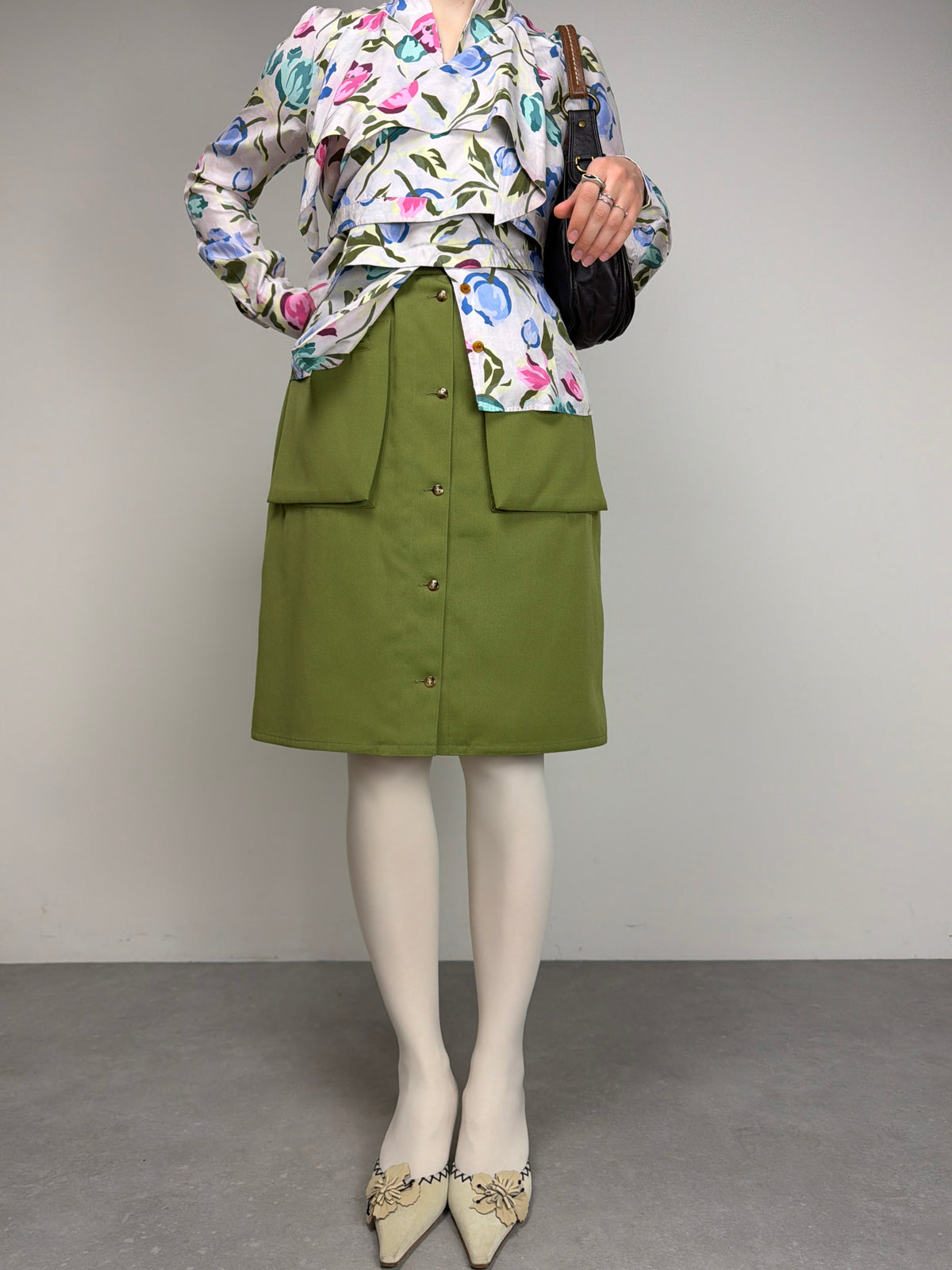 VIVIENNE WESTWOOD blusa floreale in seta
