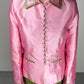 Giacchino in shantung di seta rosa