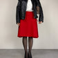 Giacca vintage in vera pelle nera