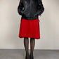 Giacca vintage in vera pelle nera