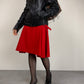 Giacca vintage in vera pelle nera