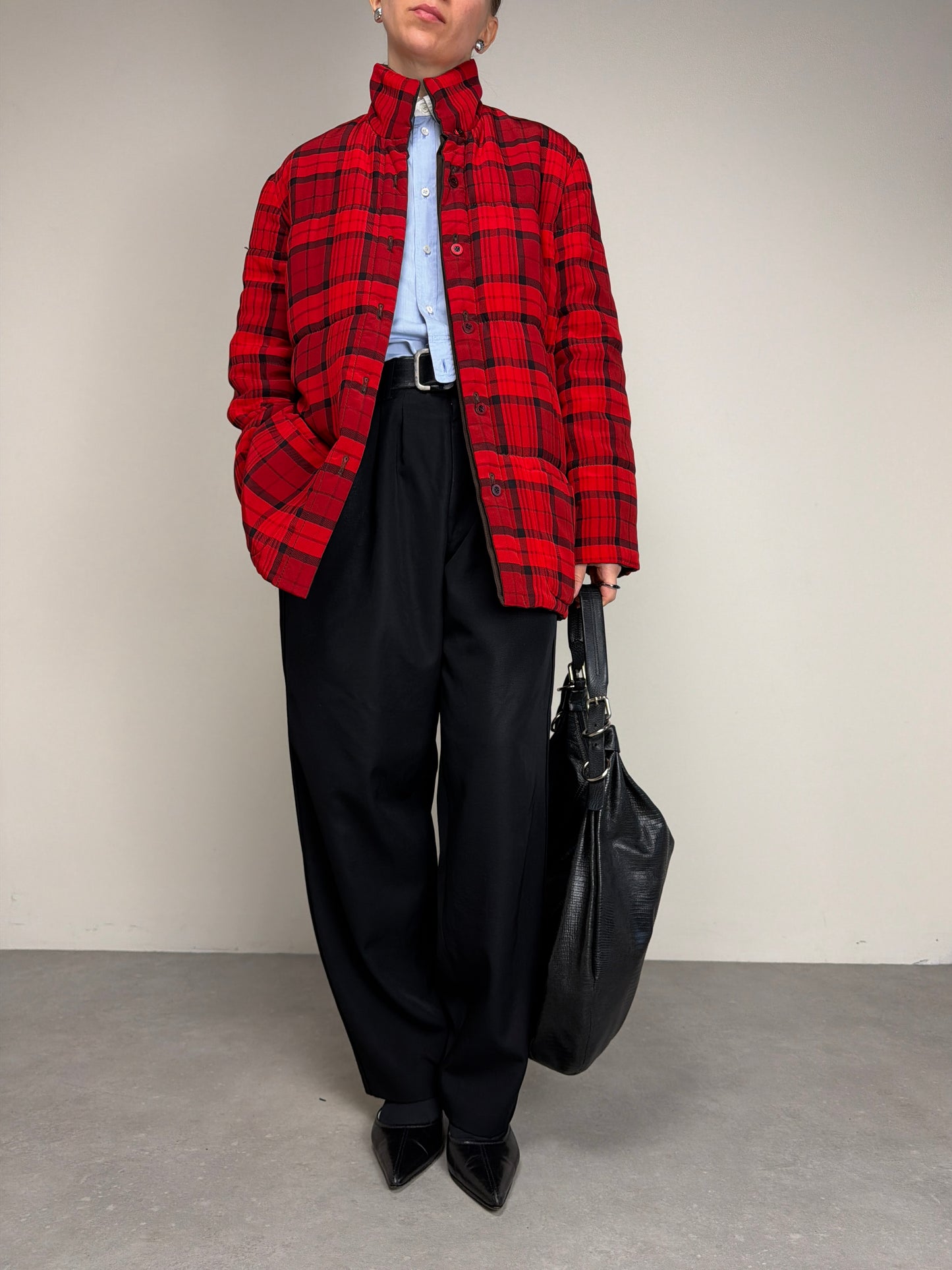 Giacca double-face in 100% seta vintage made in Italy