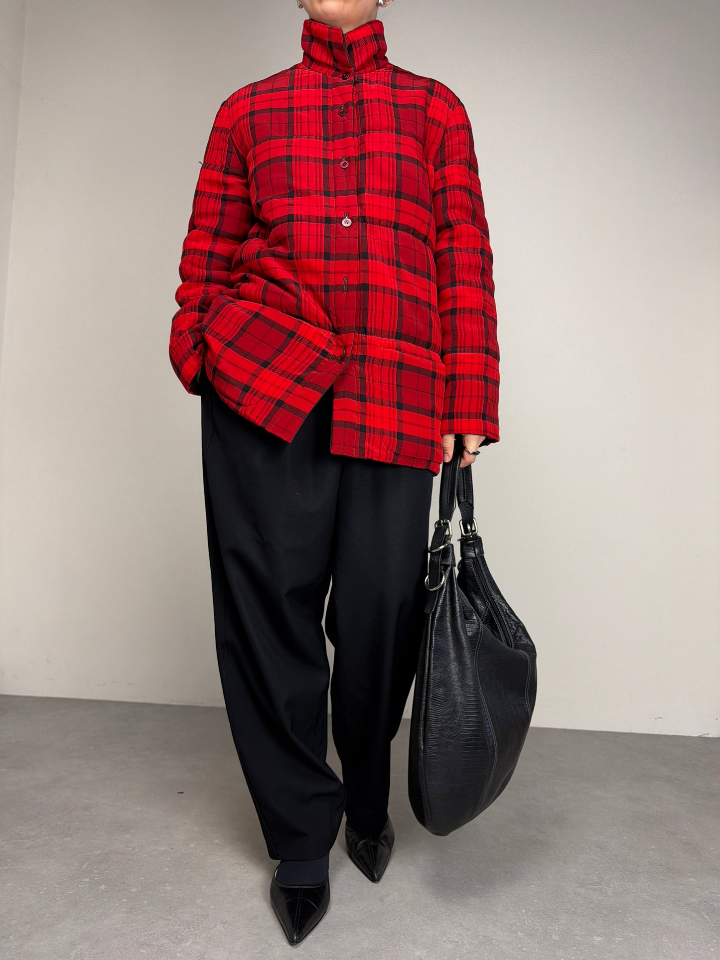 Giacca double-face in 100% seta vintage made in Italy