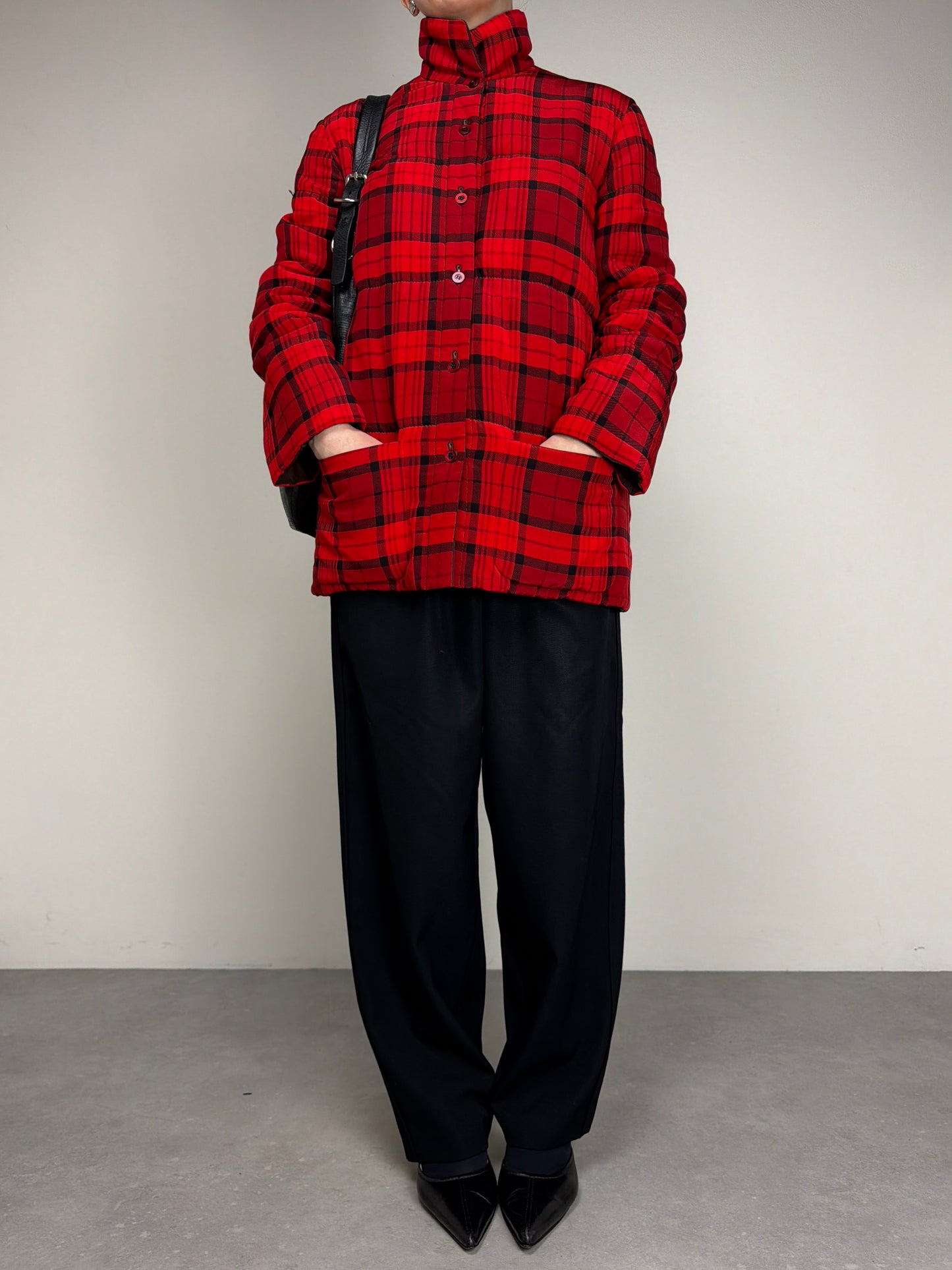 Giacca double-face in 100% seta vintage made in Italy