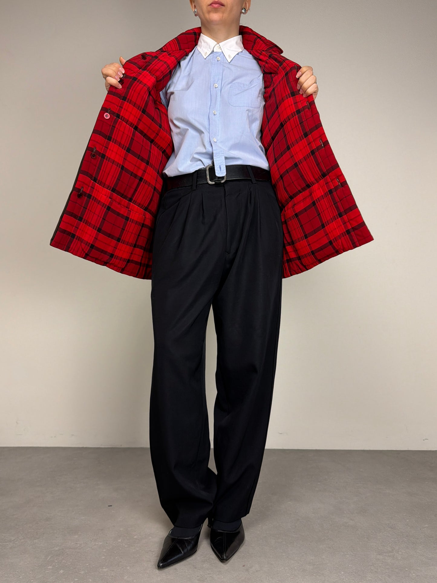 Giacca double-face in 100% seta vintage made in Italy