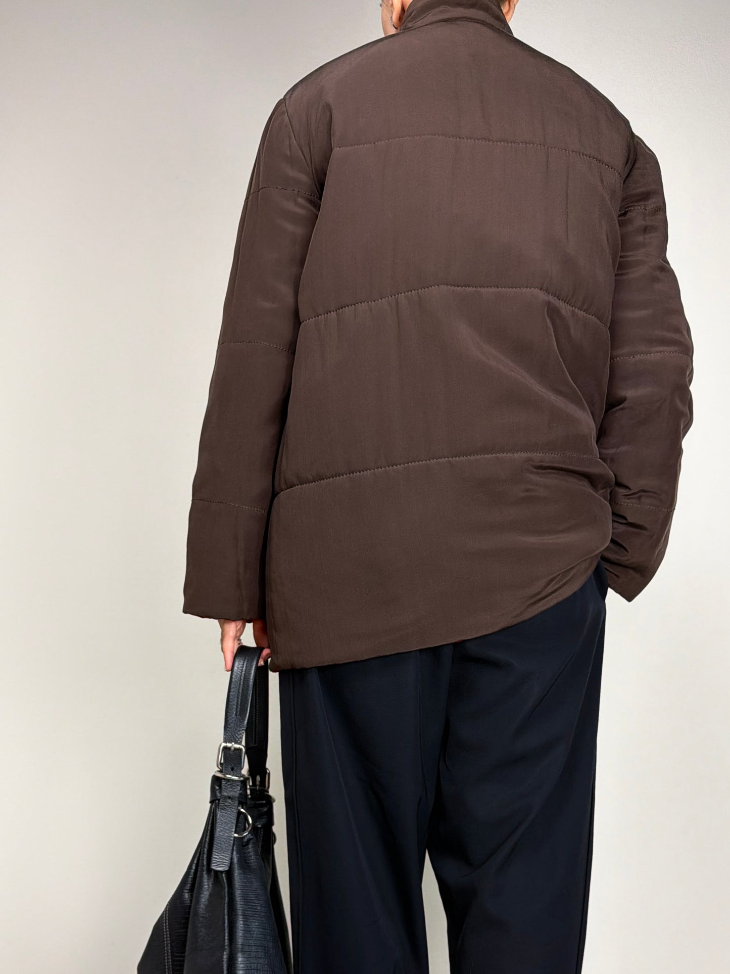 Giacca double-face in 100% seta vintage made in Italy