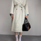 Trench vintage Marella in cotone beige