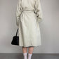 Trench vintage Marella in cotone beige