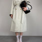 Trench vintage Marella in cotone beige