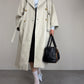Trench vintage Marella in cotone beige