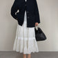 Giacca vintage in camoscio blu