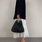 Giacca vintage in camoscio blu