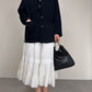 Giacca vintage in camoscio blu