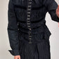 Camicia con ganci metallici