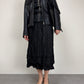 Giacca vintage made in London in vera pelle nera