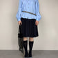 PRADA gonna plissettata color blu