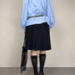 PRADA gonna plissettata color blu
