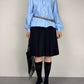 PRADA gonna plissettata color blu