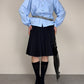 PRADA gonna plissettata color blu
