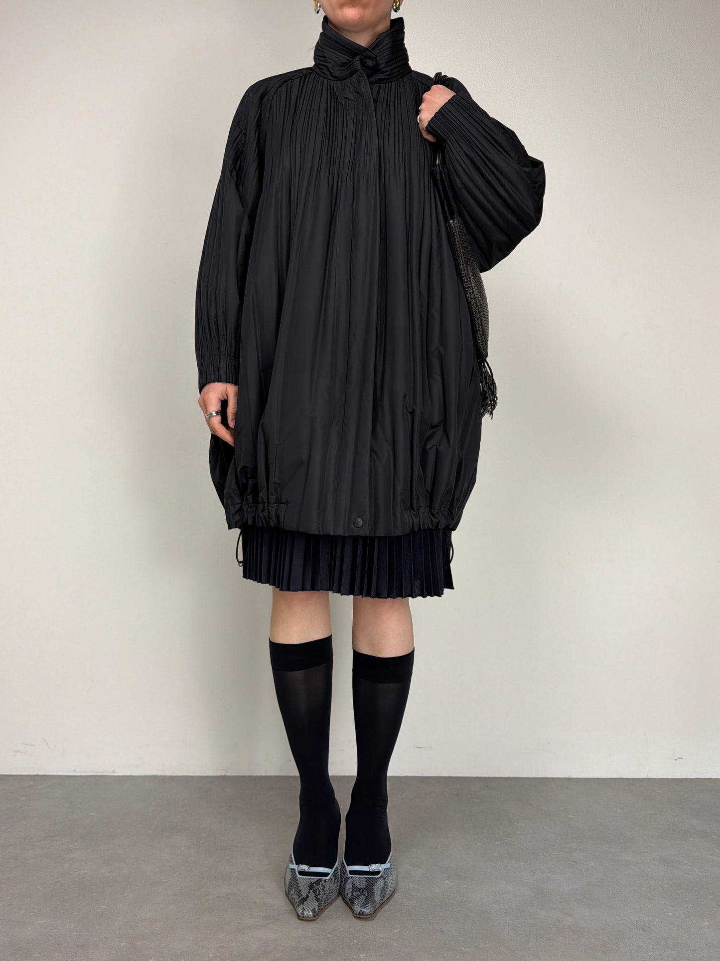 Pleats Please Issey Miyake Piumino prissettato