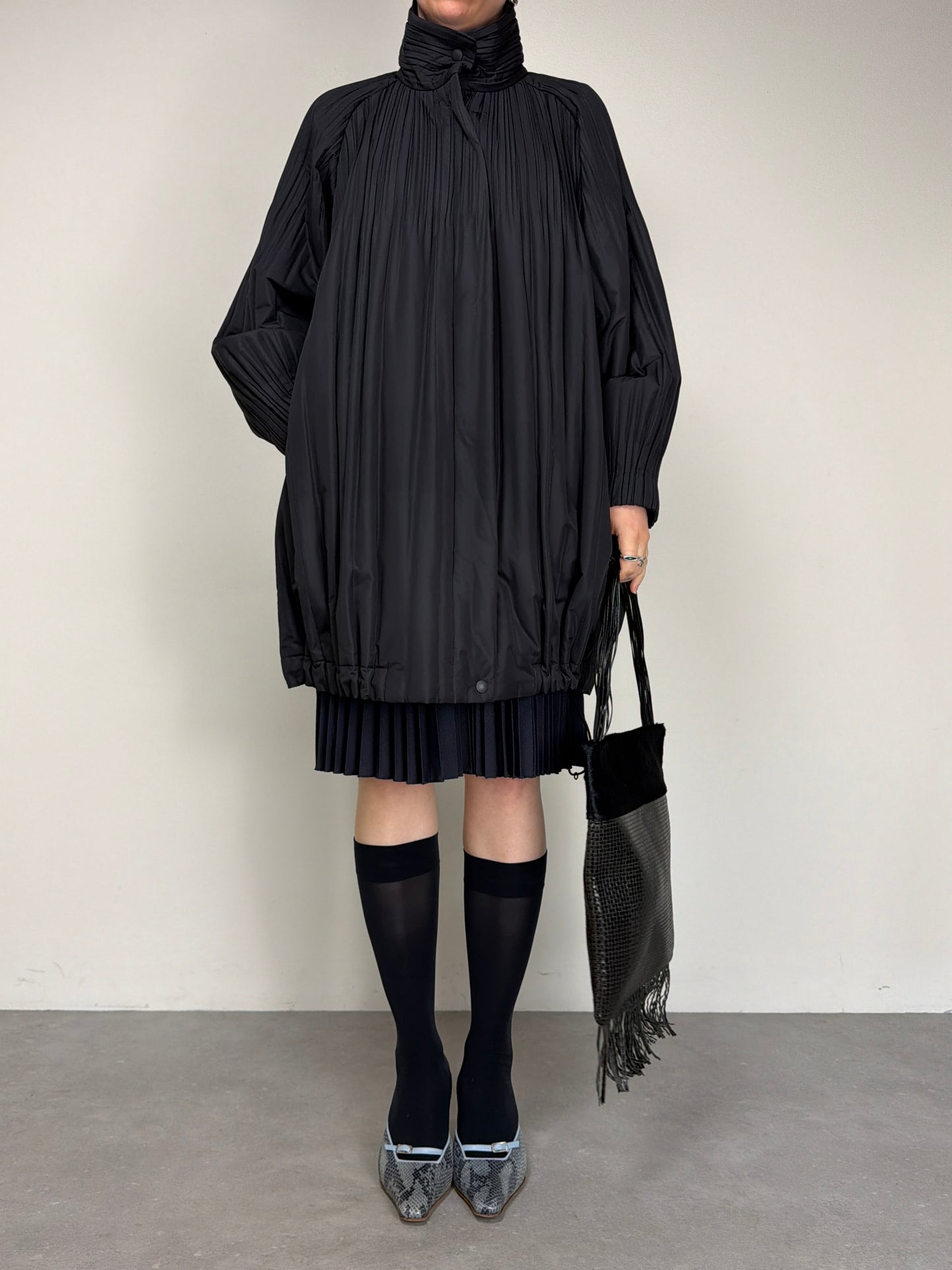 Pleats Please Issey Miyake Piumino prissettato