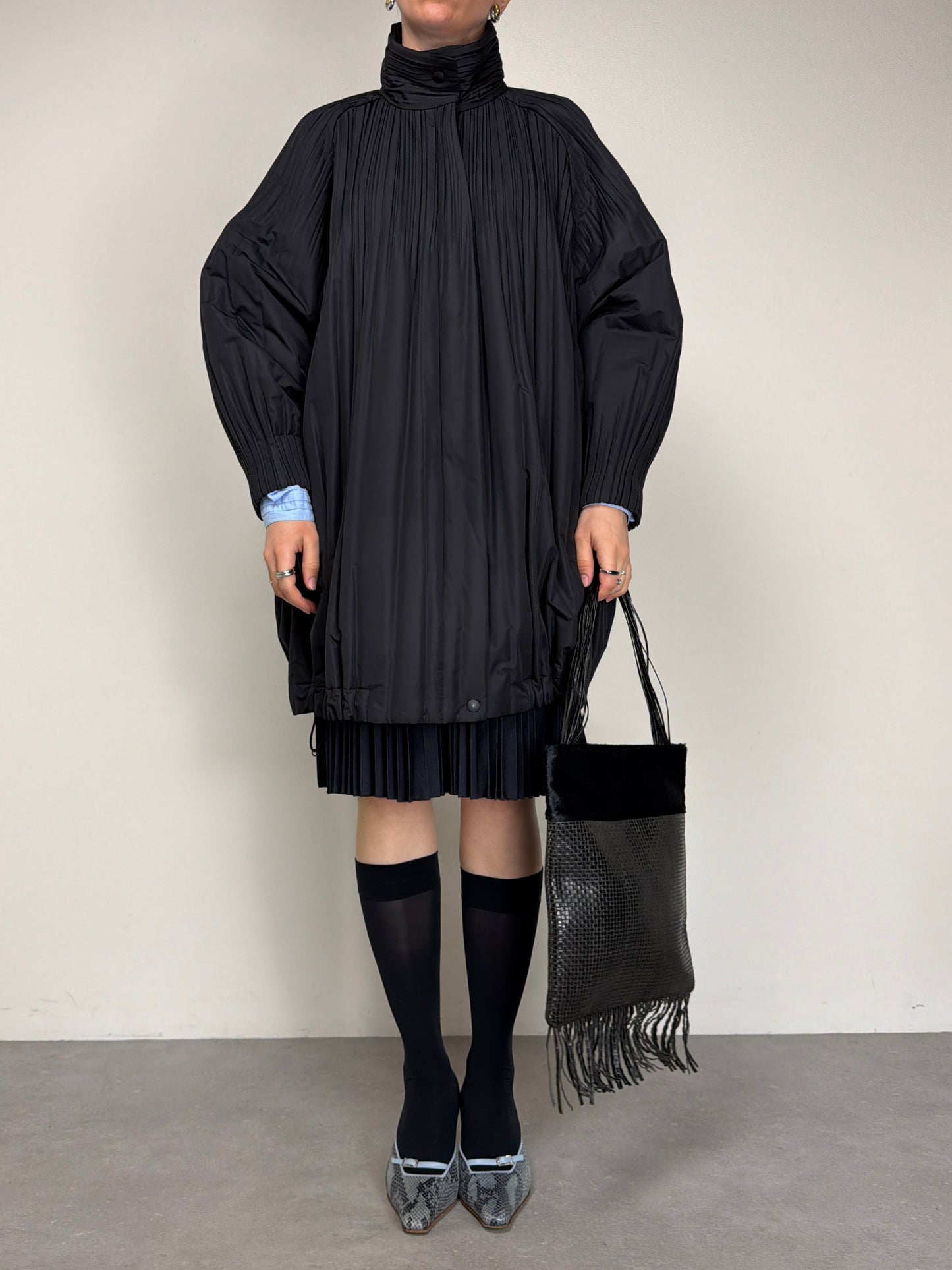 Pleats Please Issey Miyake Piumino prissettato