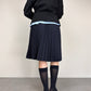 Blazer vintage in lana gessata asimmetrico