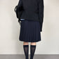 Blazer vintage in lana gessata asimmetrico