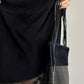 Slip dress vintage in camoscio nero con pizzo