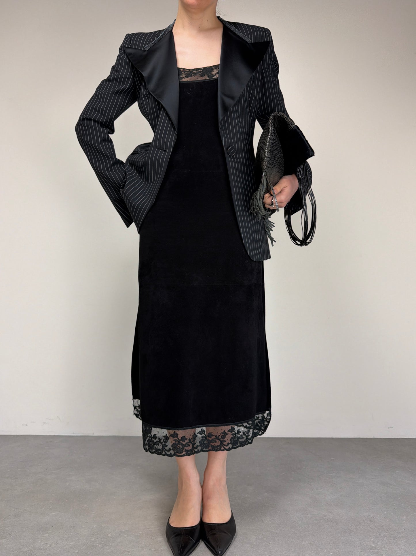 Blazer gessato vintage made in Italy