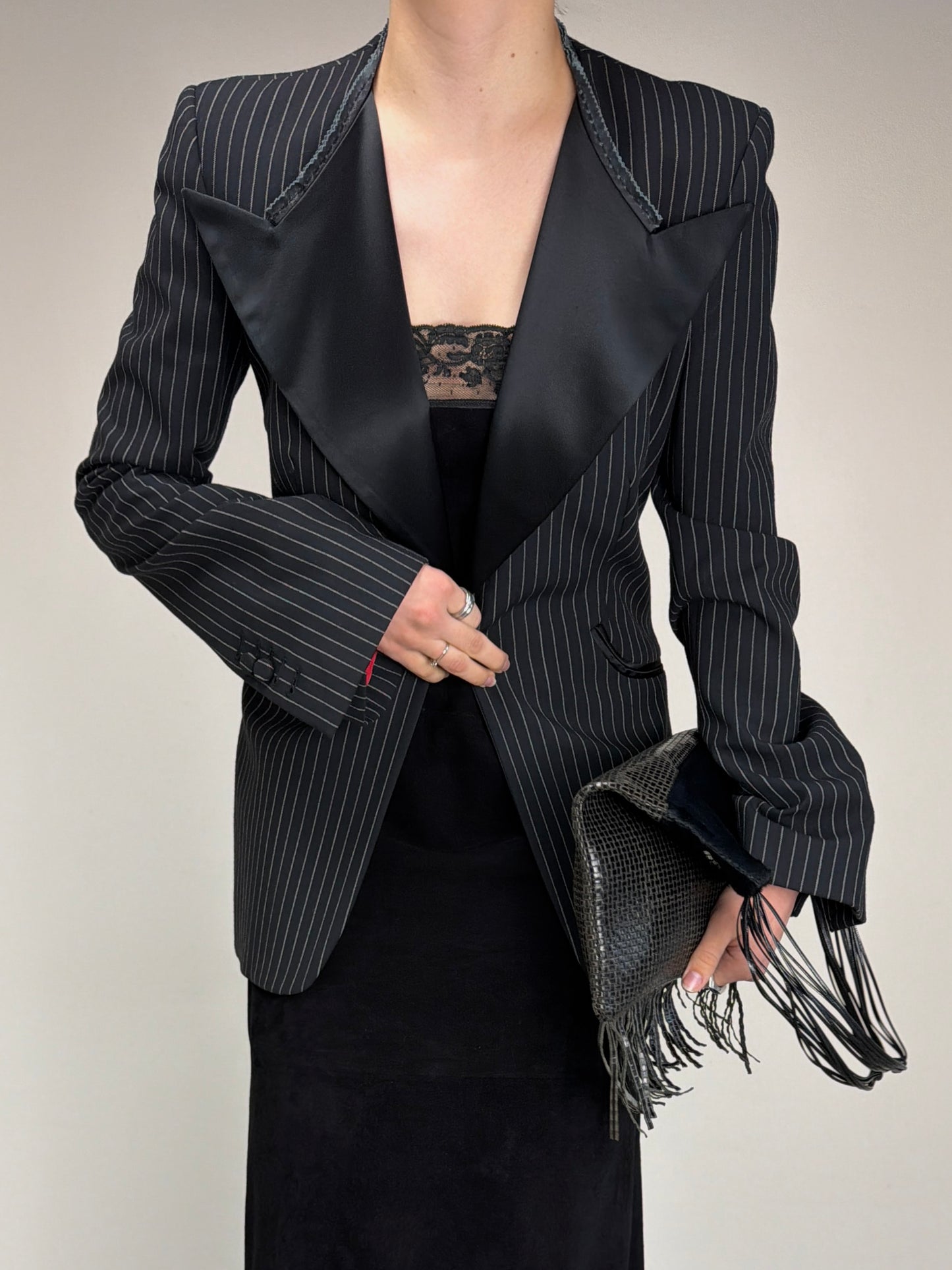 Blazer gessato vintage made in Italy