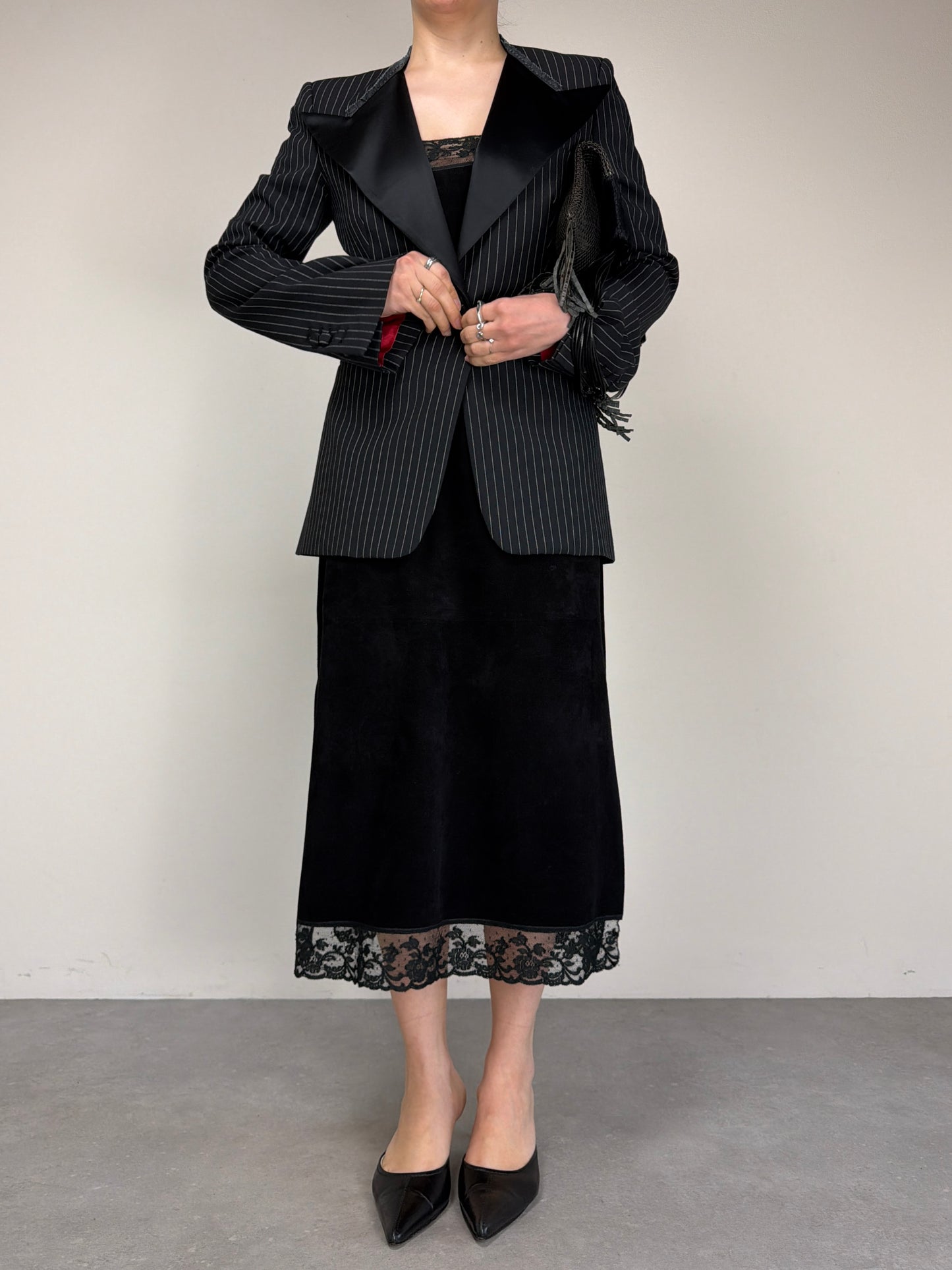 Blazer gessato vintage made in Italy