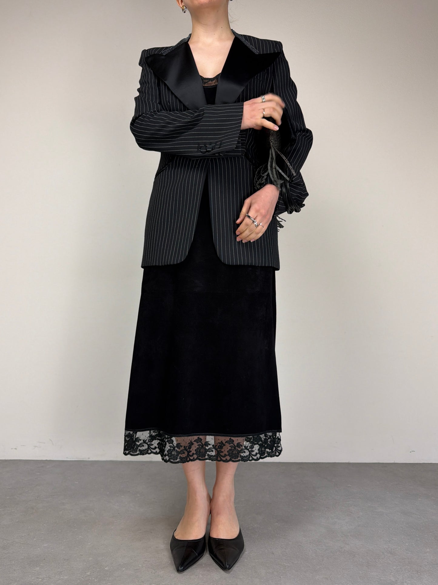 Blazer gessato vintage made in Italy