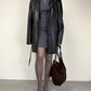 Giacca in vera pelle made in Italy con impunture