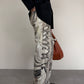 Just Cavalli pantaloni a fantasia pitonata astratta