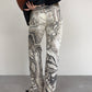 Just Cavalli pantaloni a fantasia pitonata astratta