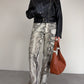 Chiodo in vera pelle nera