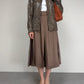 Gonna ampia vintage in cotone e viscosa