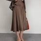 Gonna ampia vintage in cotone e viscosa