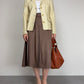 Blazer Made in Italy in vera pelle color burro
