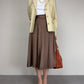 Blazer Made in Italy in vera pelle color burro