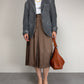 Blazer in cotone grigio effetto schiarito